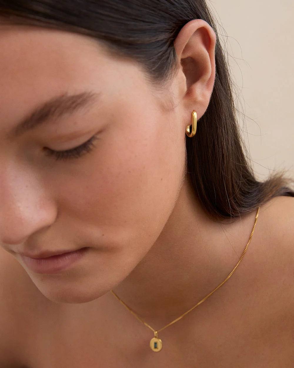 Kirstin Ash Roam Hoops Small 18ct Gold Plated