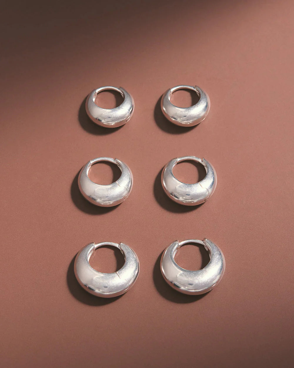 Kirstin Ash Indigo Hoops Sterling Silver