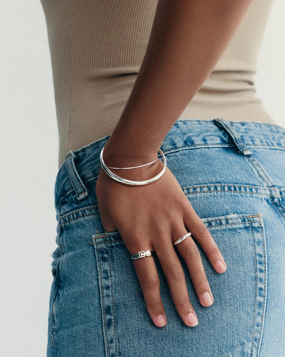 Kirstin Ash Sterling Silver Duality Chain Bracelet