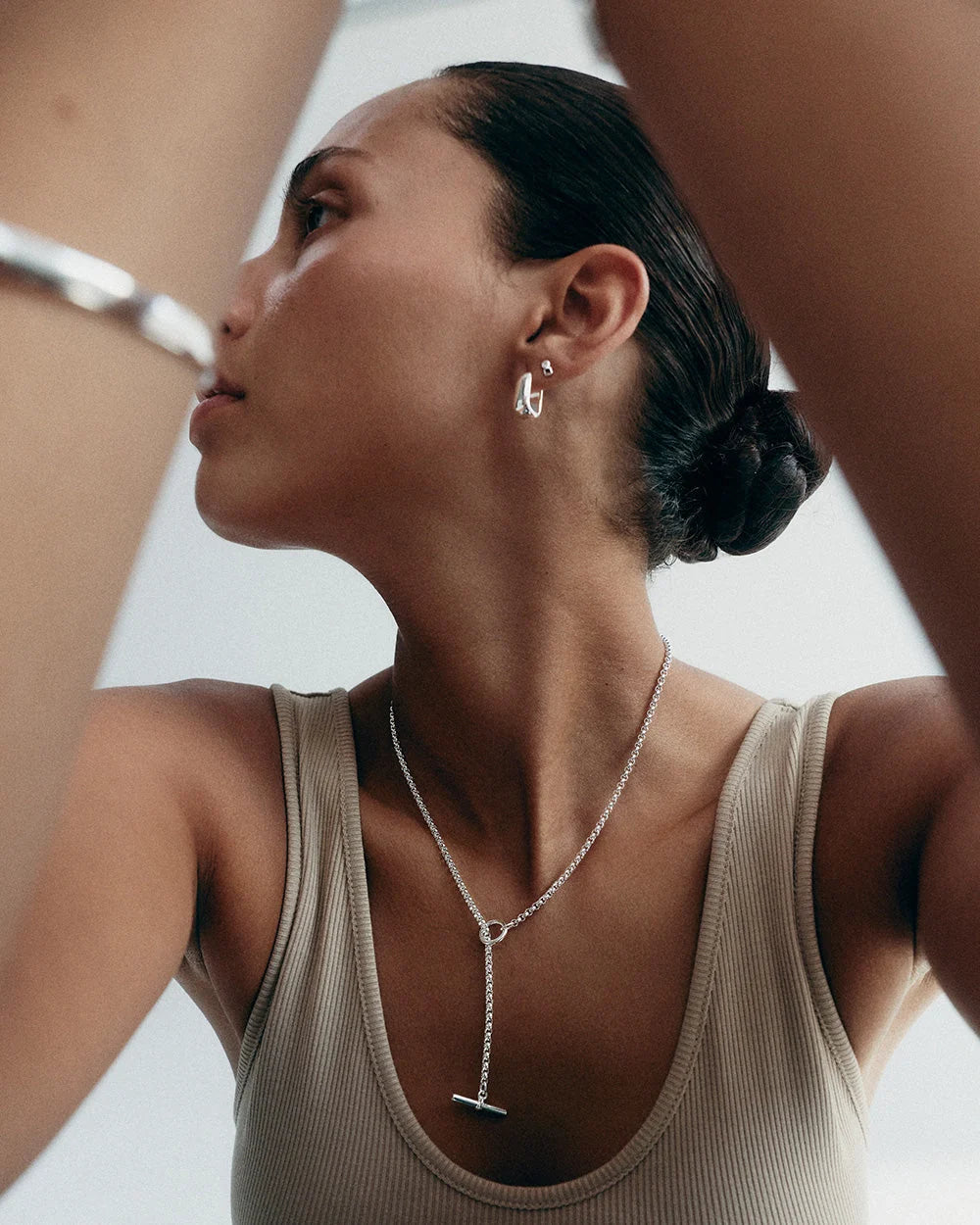Kirstin Ash Sterling Silver Symphony Hoops Medium