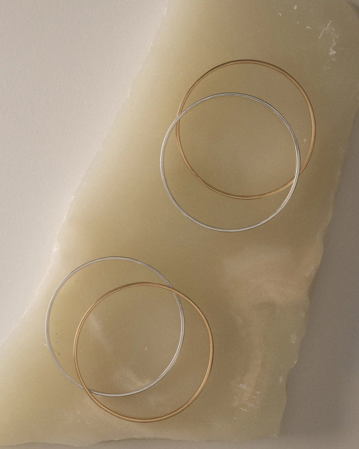 Kirstin Ash Contour Bangle Sterling Silver