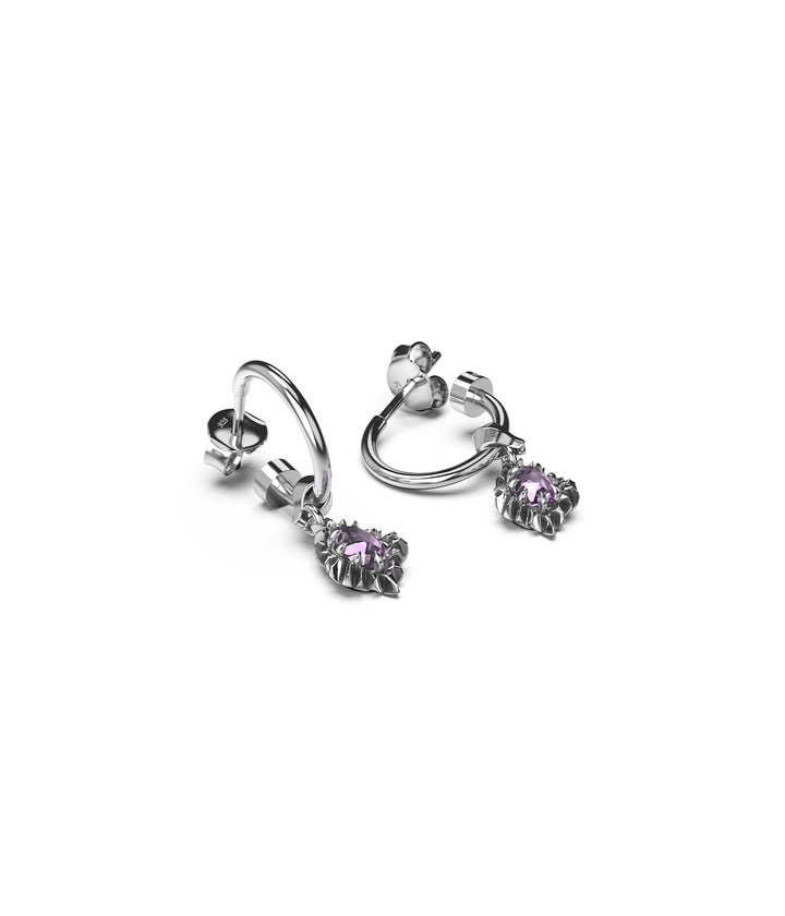 Stolen Silver Jagged Teardrop Anchor Sleeper