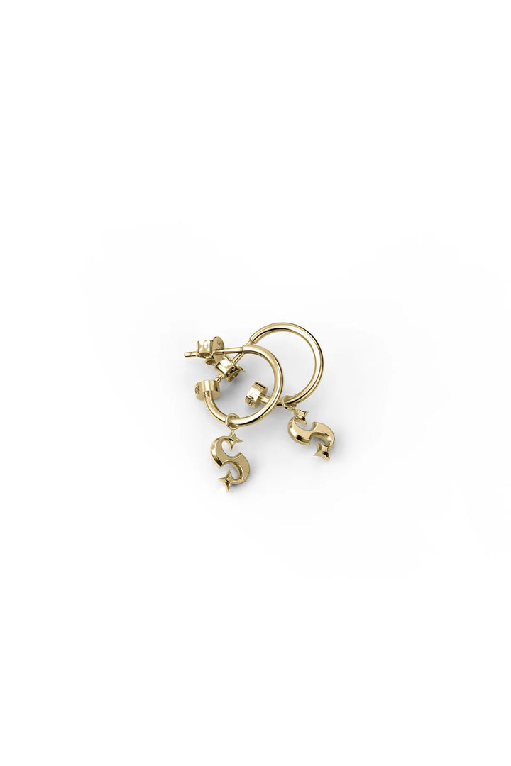 Stolen Gold Plated Hidden Heart Anchor Sleepers