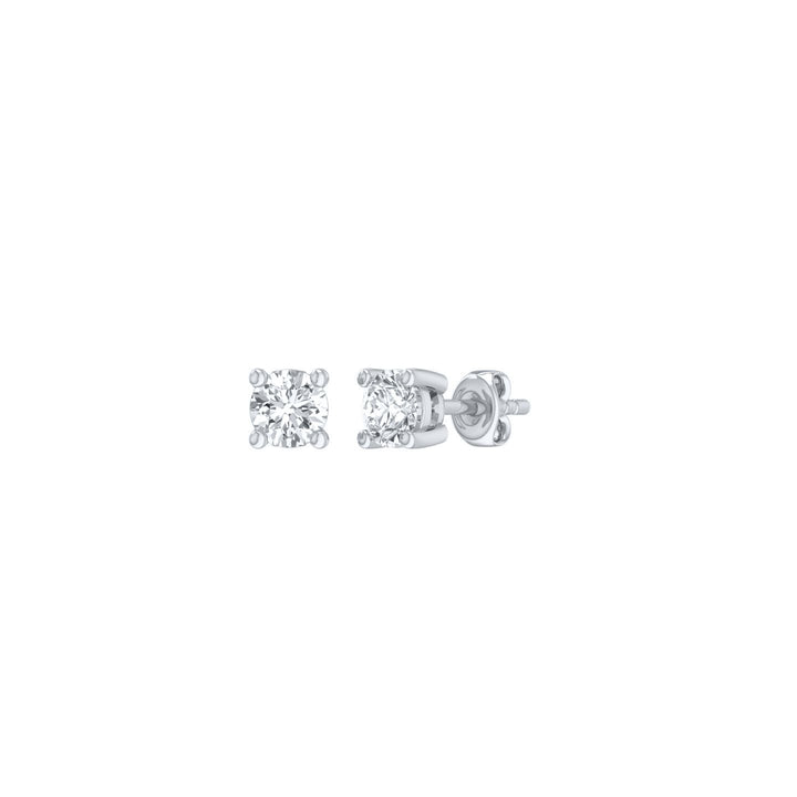 Louis Thompson Andenne Earrings 9k White Gold with 0.50ct Lab Diamond