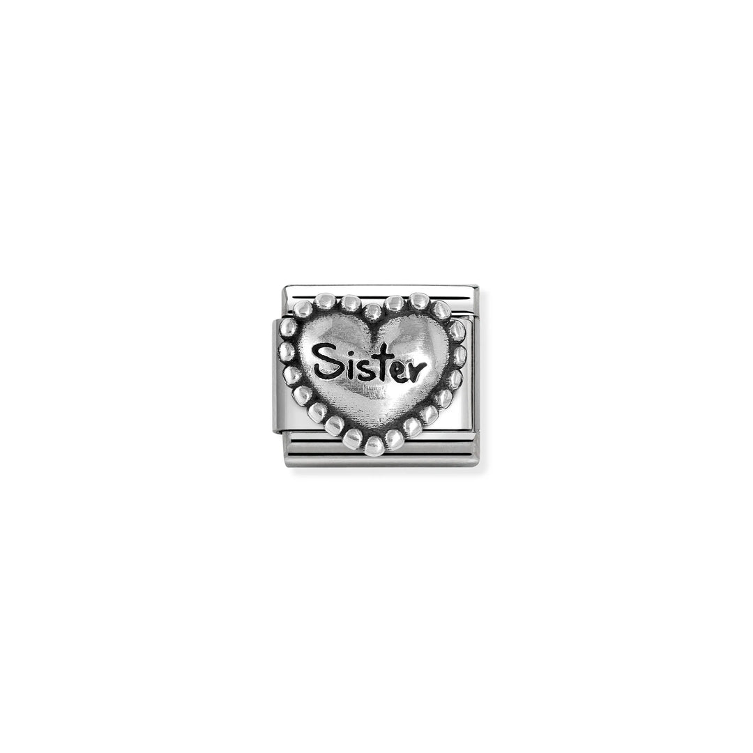 Nomination Classic Link 330101/81 Sister Heart in Sterling Silver