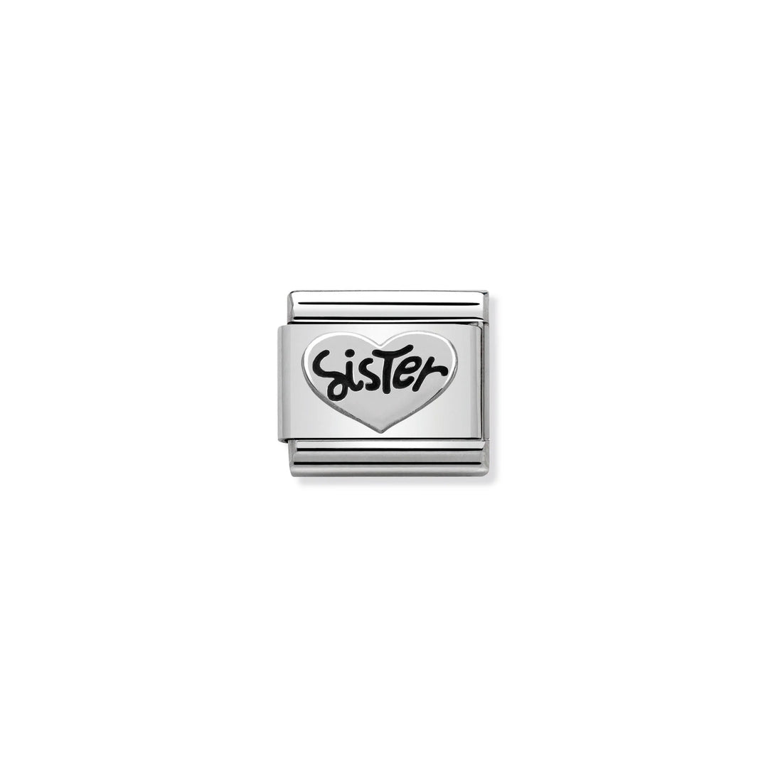 Nomination Classic Link 330101/11 Sister Heart in Sterling Silver