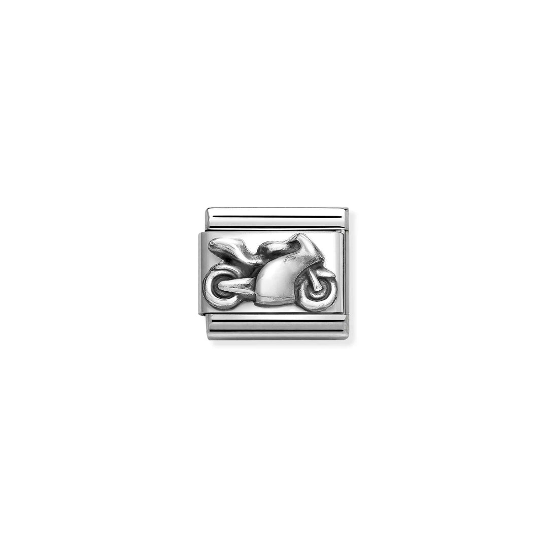Nomination Classic Link 330101/69 Motorbike in Sterling Silver