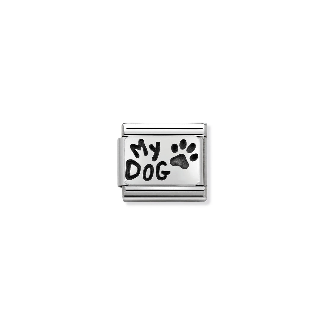 Nomination Classic Link 330102/35 My Dog in Sterling Silver