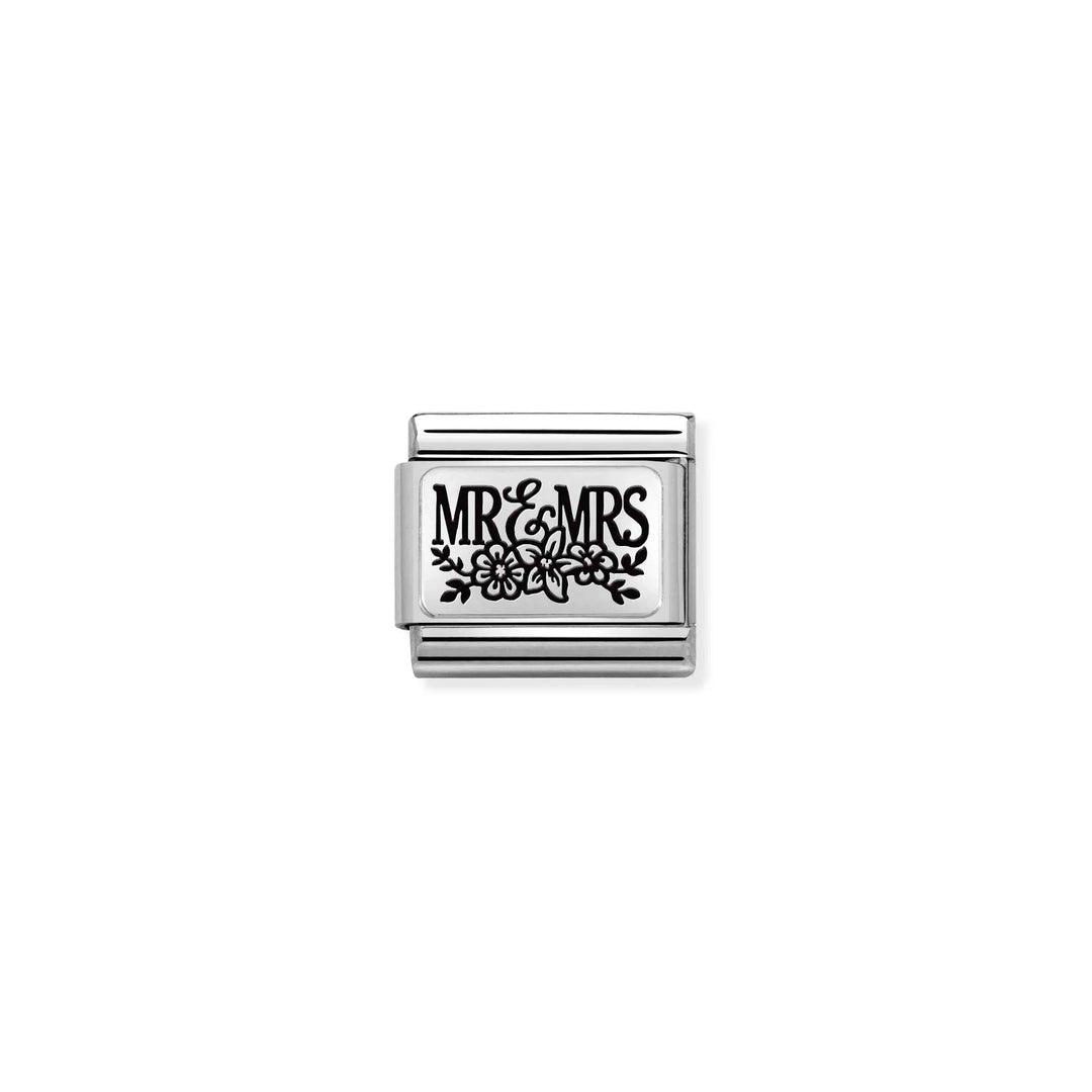Nomination Classic Link 330111/15 Mr & Mrs in Sterling Silver