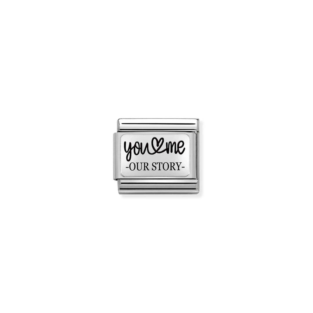 Nomination Classic Link 330111/31 You & Me - Our Story in Sterling Silver