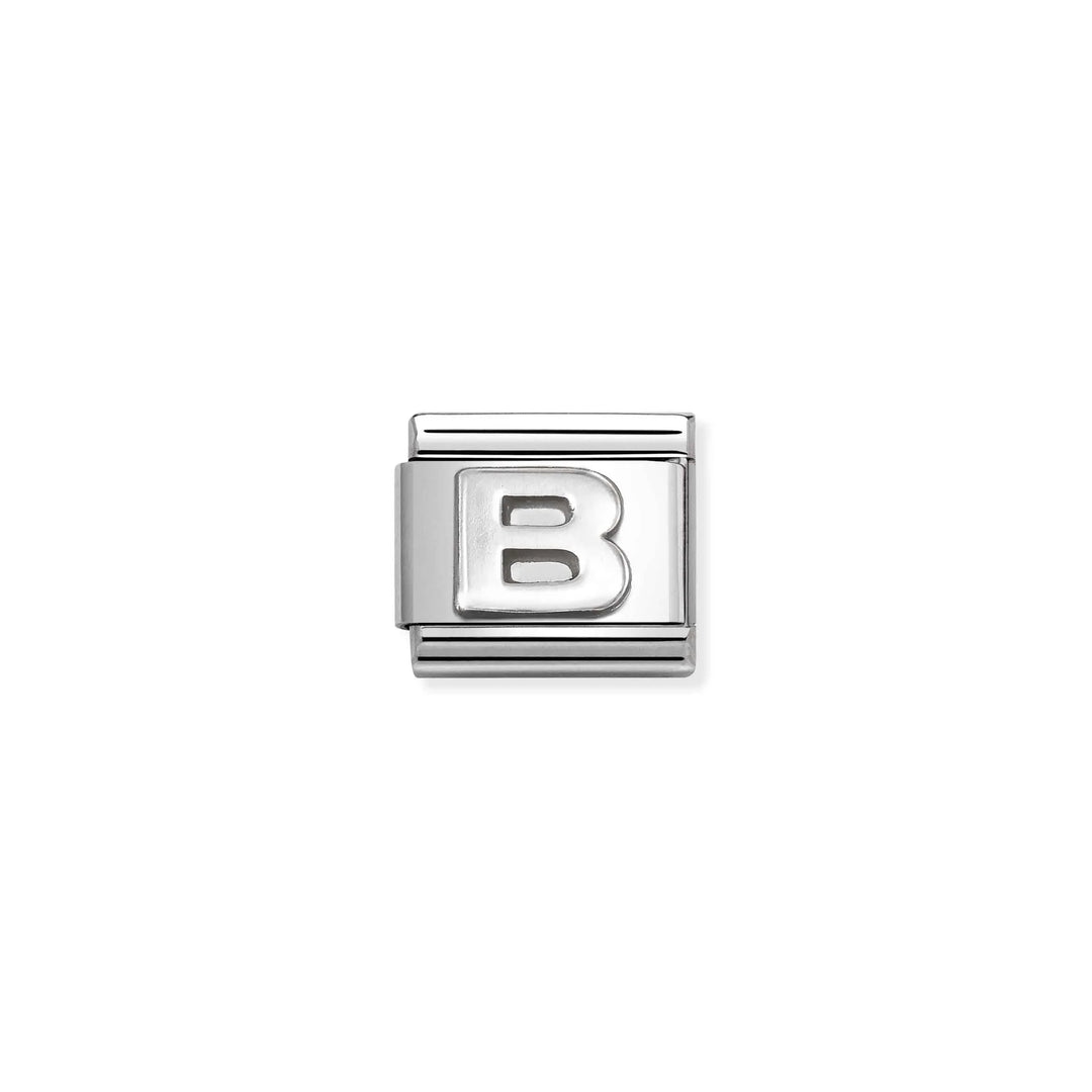 Nomination Classic Link 330113/02 Letter B in Sterling Silver
