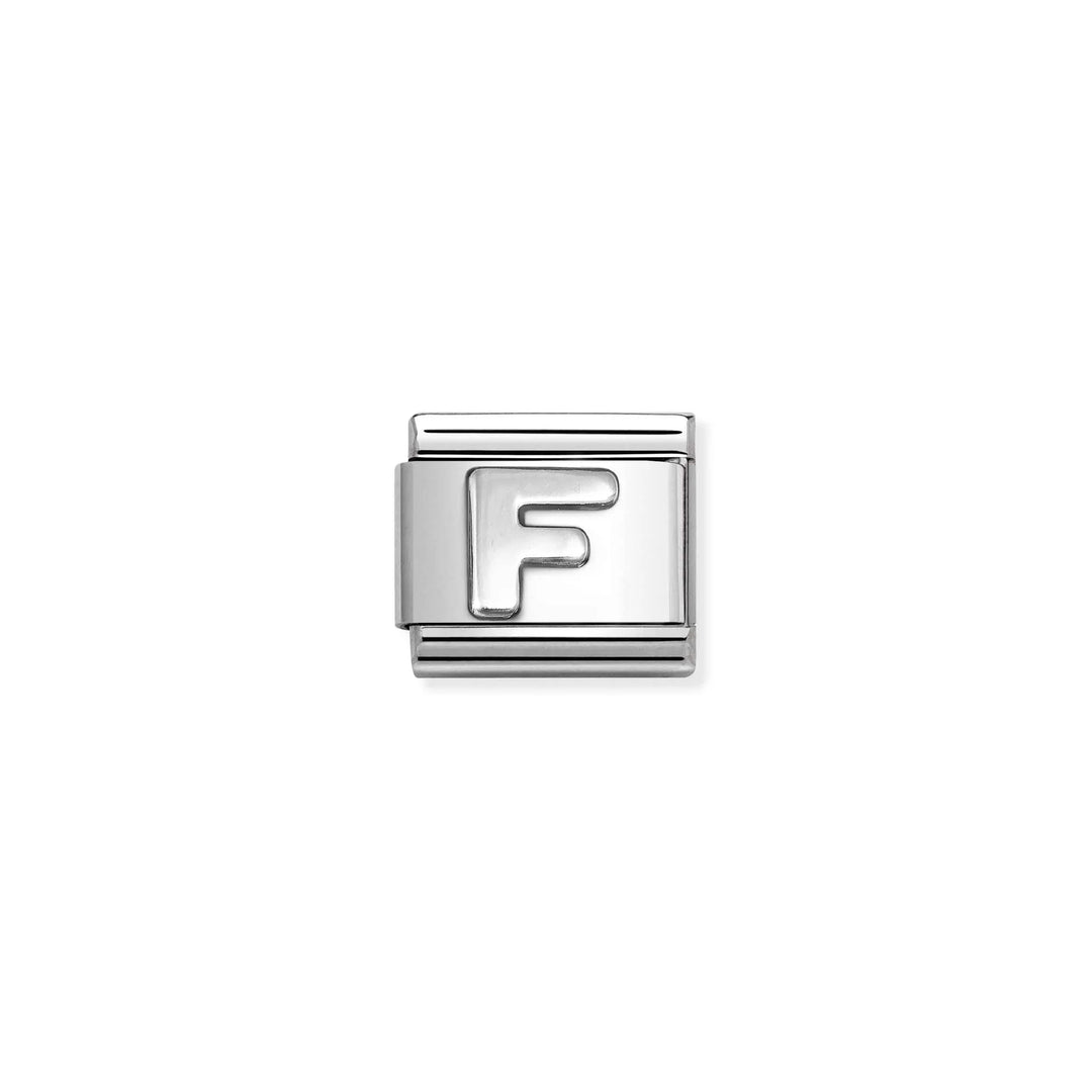 Nomination Classic Link 330113/06 Letter F in Sterling Silver
