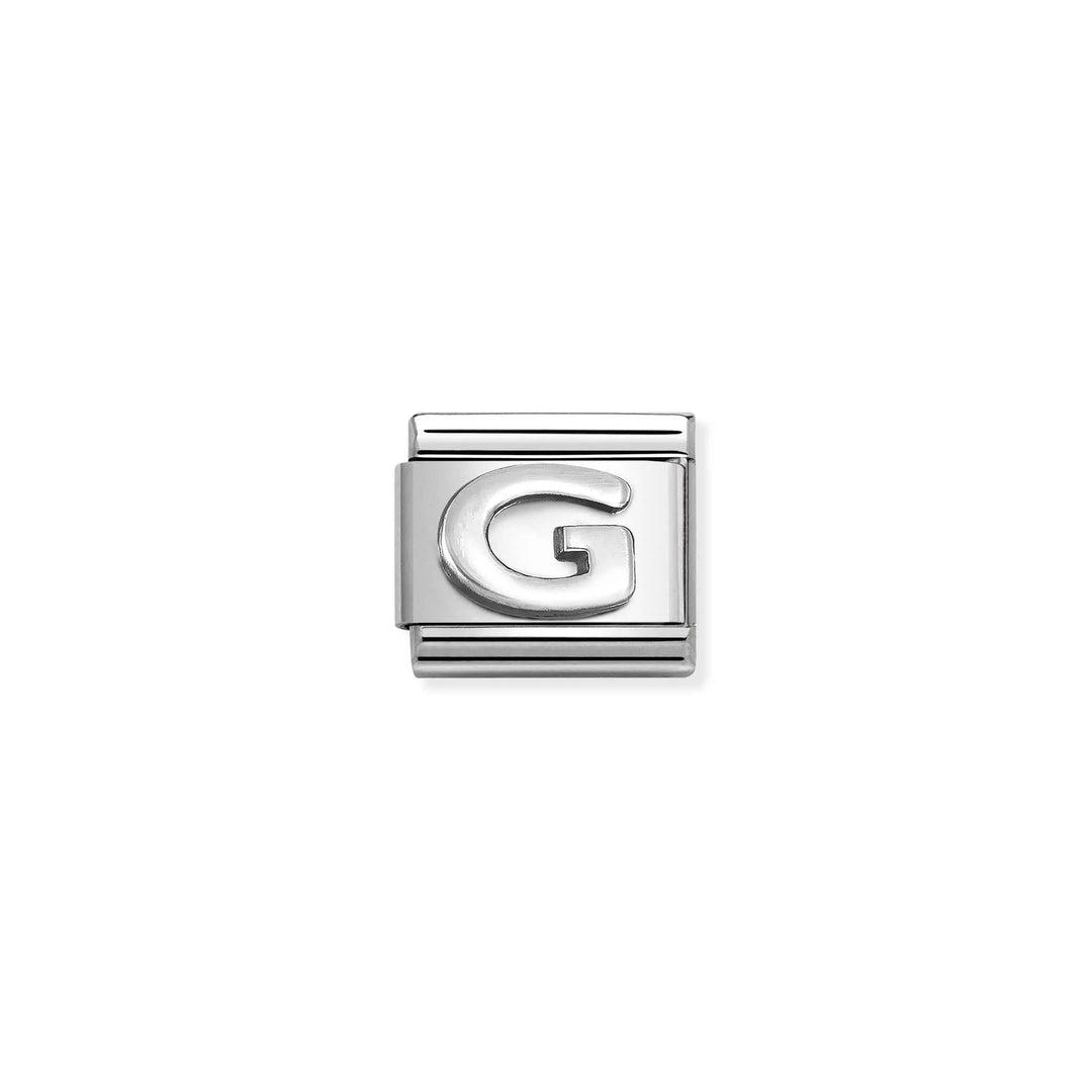 Nomination Classic Link 330113/07 Letter G in Sterling Silver