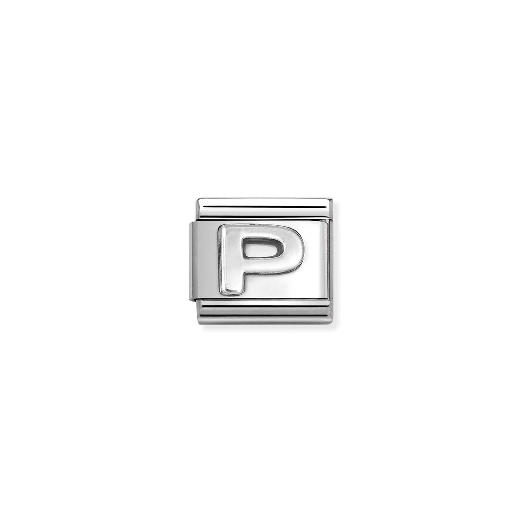 Nomination Classic Link 330113/16 Letter P in Sterling Silver