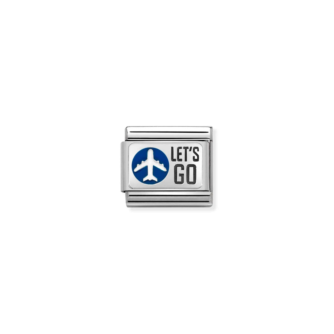 Nomination Classic Link 330206/31 Plane in Sterling Silver