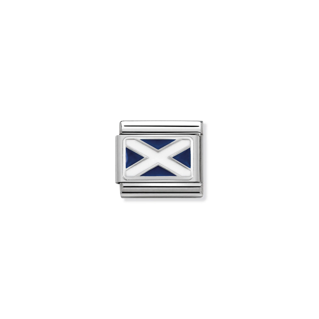 Nomination Classic Link 330207/01 Scotland in Enamel & Sterling Silver