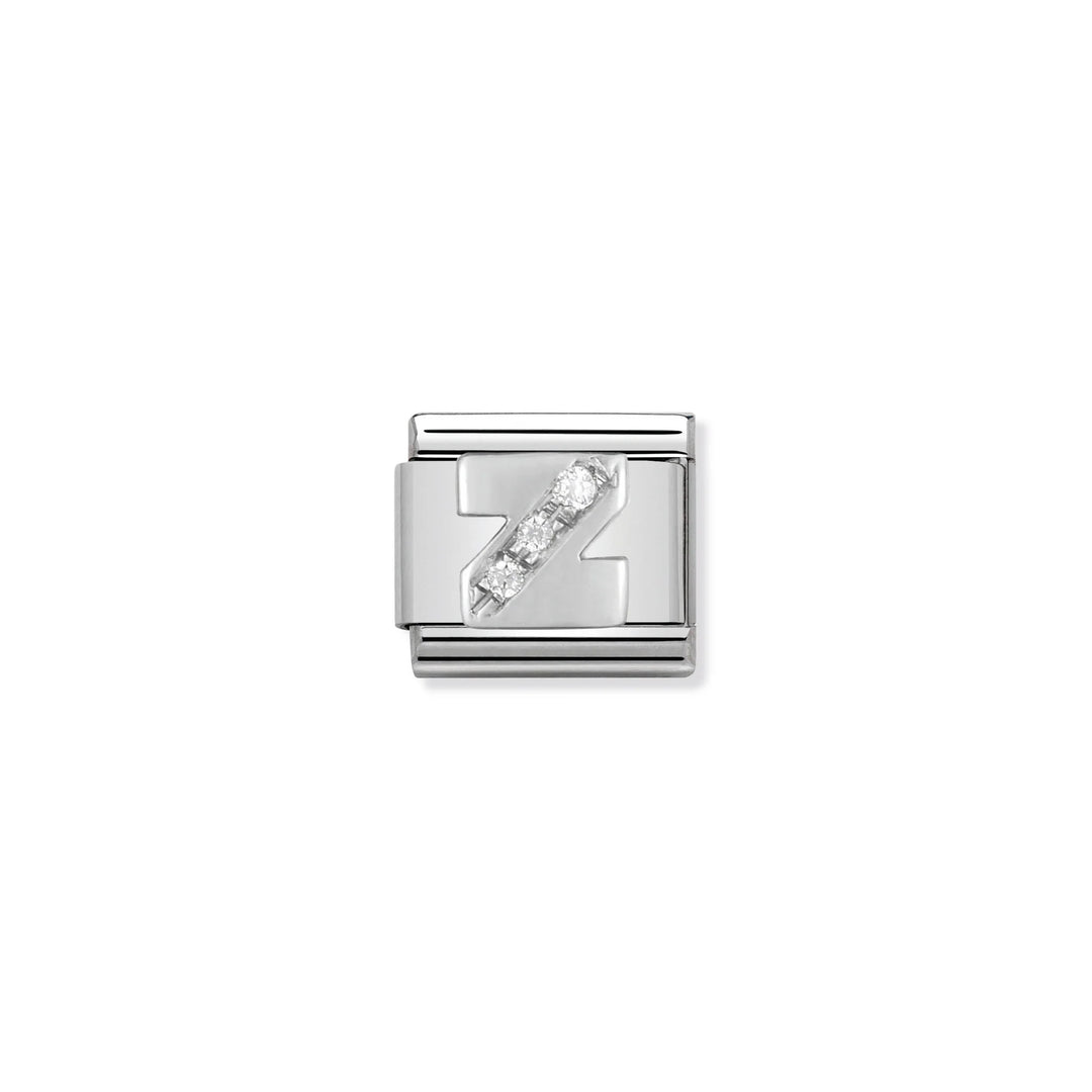 Nomination Classic Link 330301/02 Letter Z with CZ in Sterling Silver