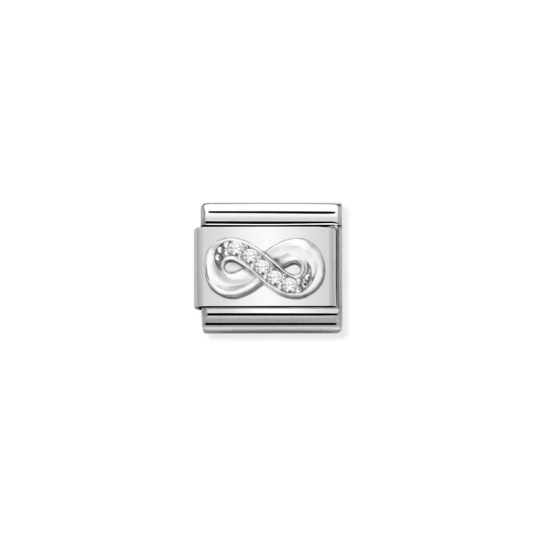 Nomination Classic Link 330304/41 Infinity in Silver with CZ