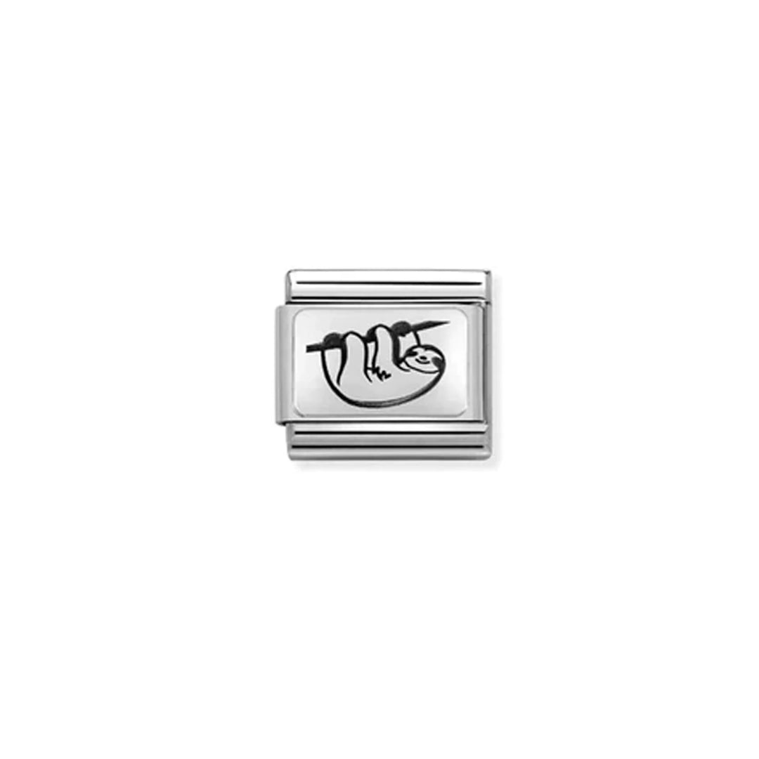 Nomination Classic Link 330111/34 Sloth in Sterling Silver