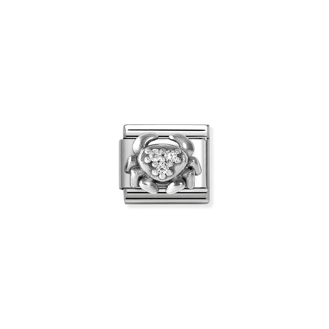 Nomination Classic Link 330326/04 Cancer with CZ in Sterling Silver