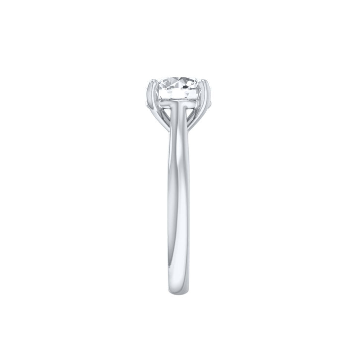 Louis Thompson Roeselare Ring 9k White Gold with 2.00ct Lab Diamond