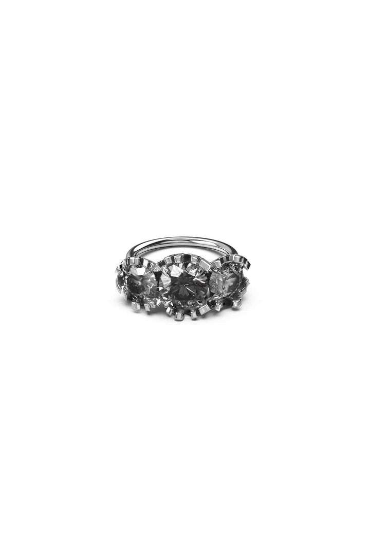 Stolen Silver Delicate Distortion Cocktail Ring