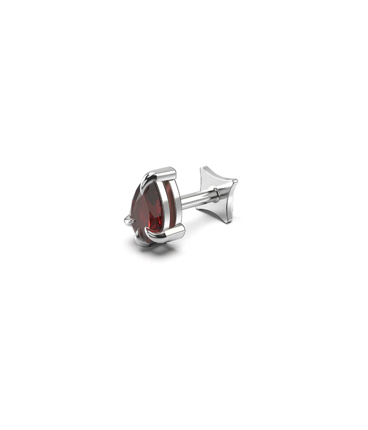Stolen Teardrop Talon Flat Back Earring (Single)