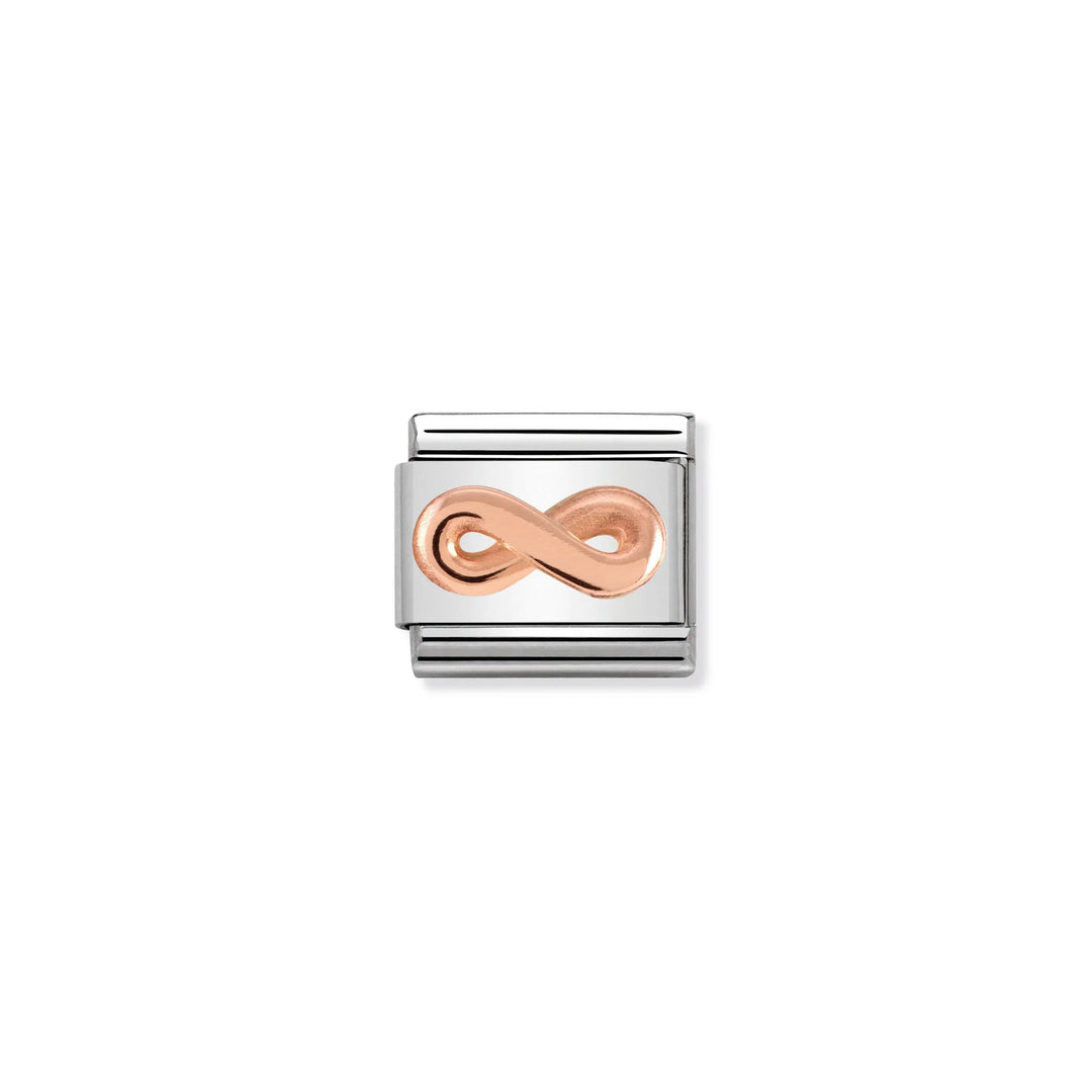 Nomination Classic Link 430106/03 Infinity in 9k Rose Gold