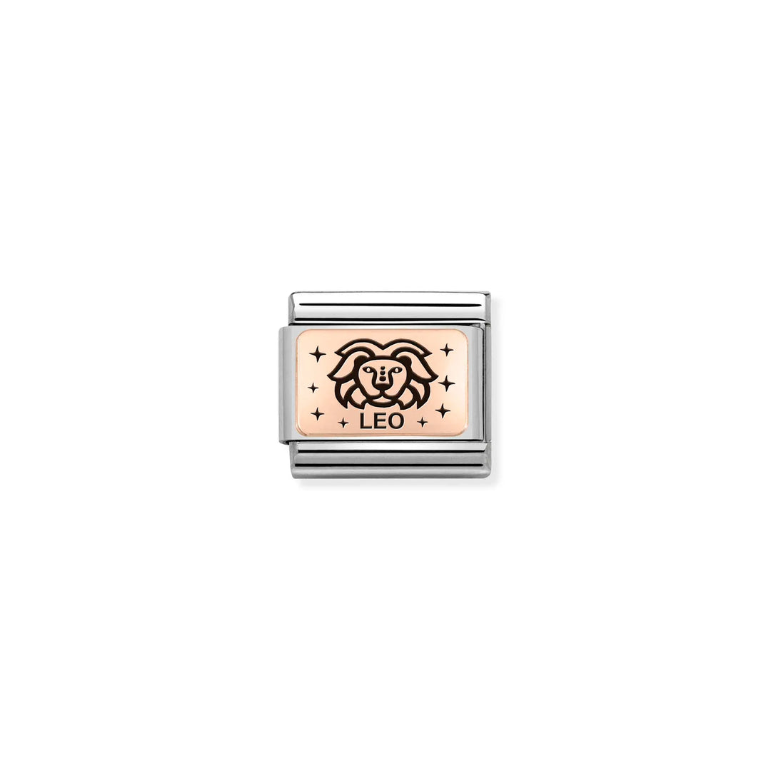 Nomination Classic Link 430112/05 Leo in 9k Rose Gold