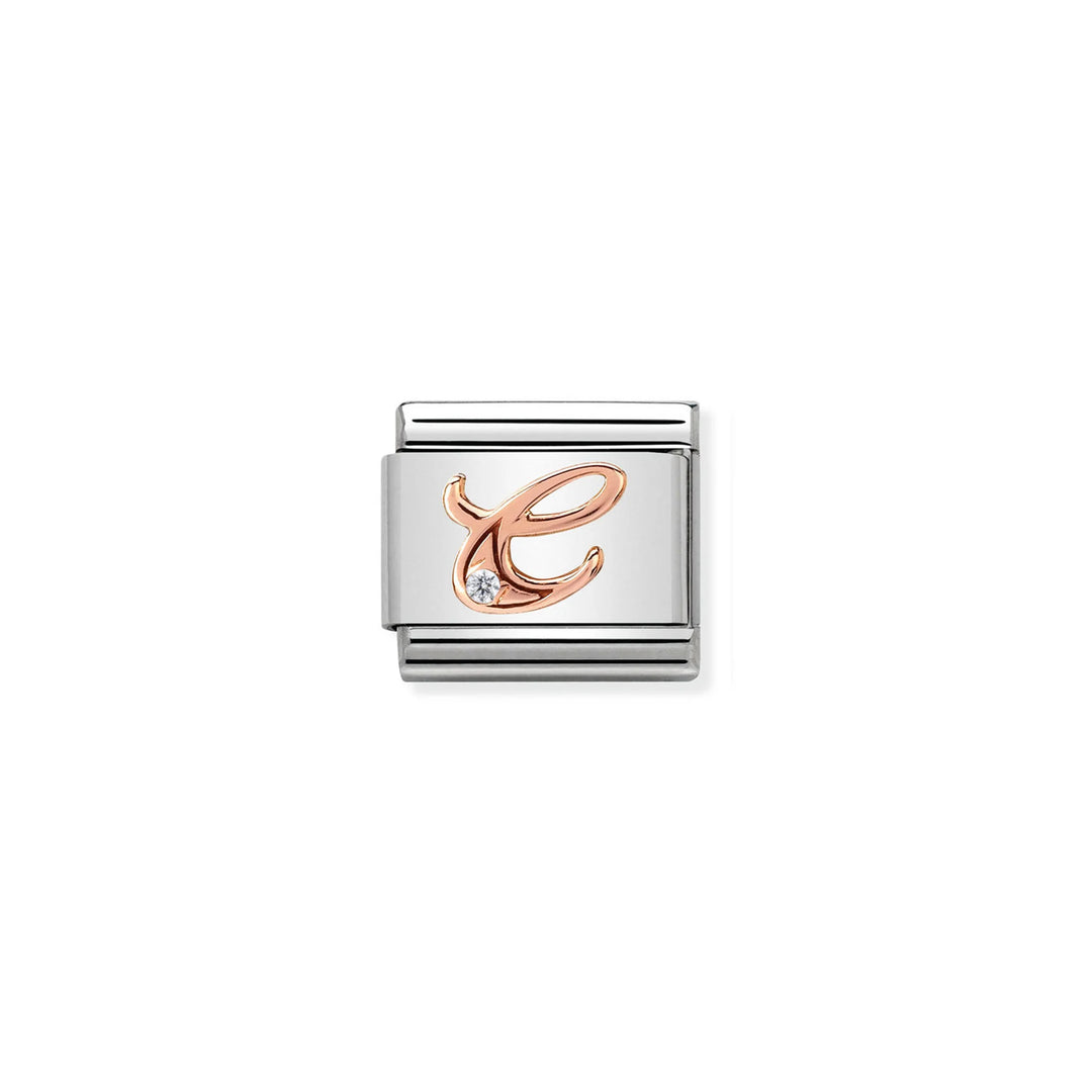 Nomination Classic Link 430310/03 Letter C in 9k Rose Gold
