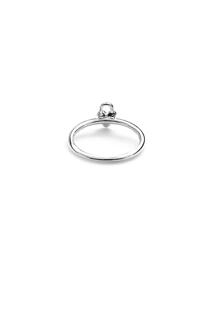Stolen Silver Micro Padlock Ring