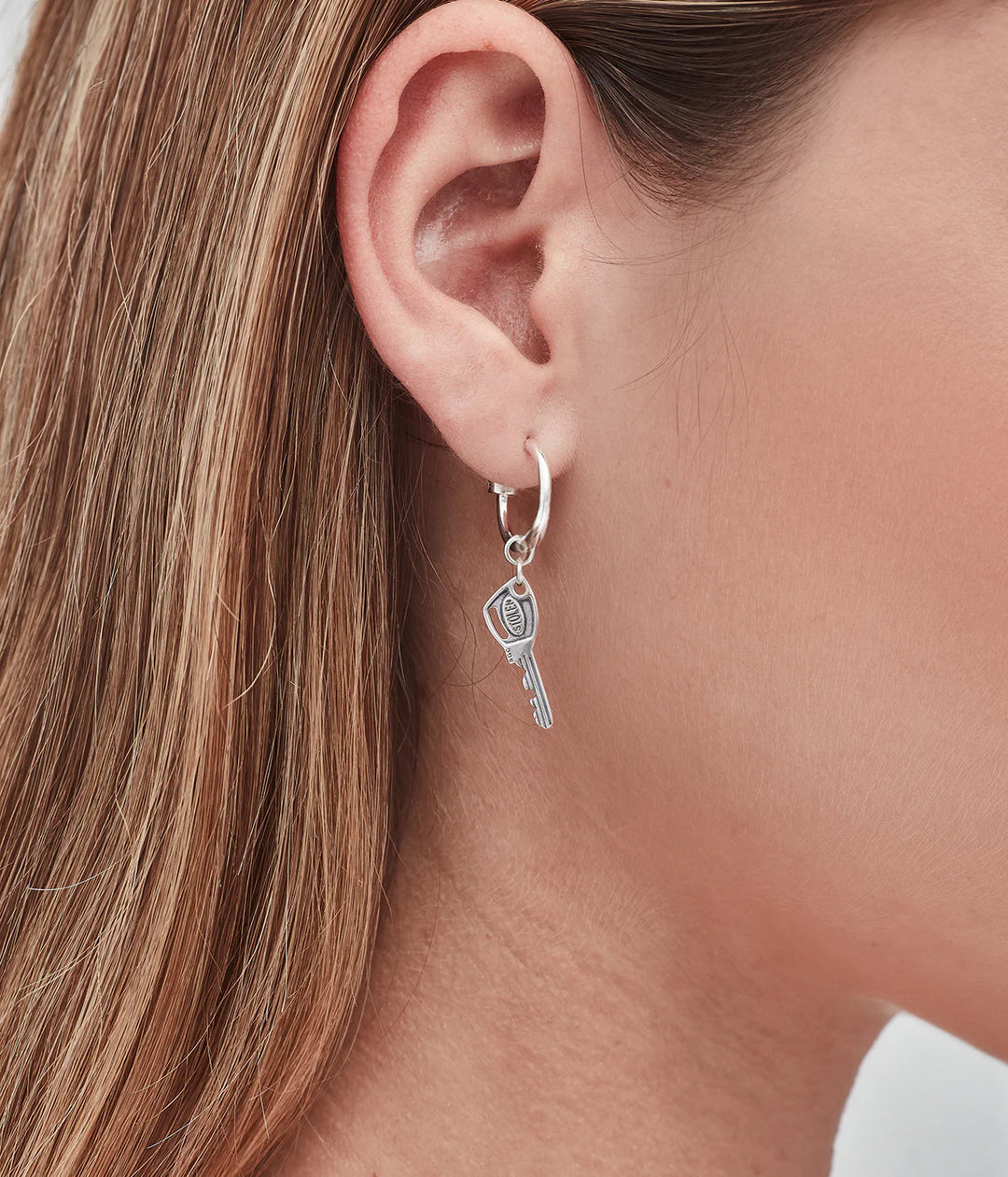 Stolen Master Key Anchor Earrings