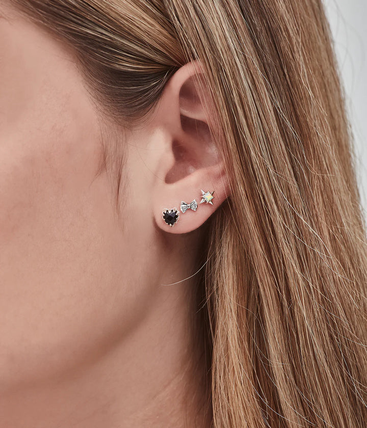 Stolen Gothic Star Flat Back Earring (Single)