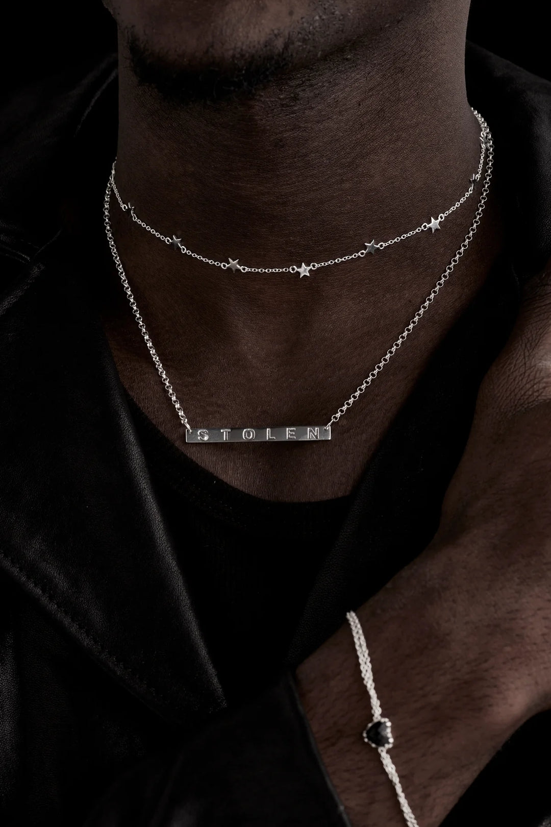 Stolen Silver Star Choker