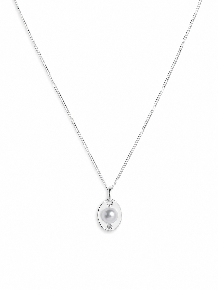 LT Sterling Silver Risa Freshwater Pearl Necklace