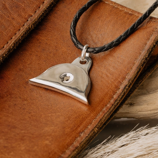 Evolve Statement Shephards Whistle Leather Necklace