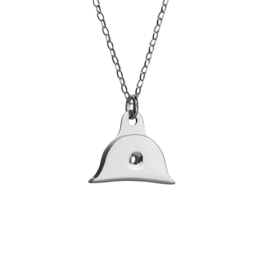 Evolve Statement Shepherds Whistle Silver Necklace