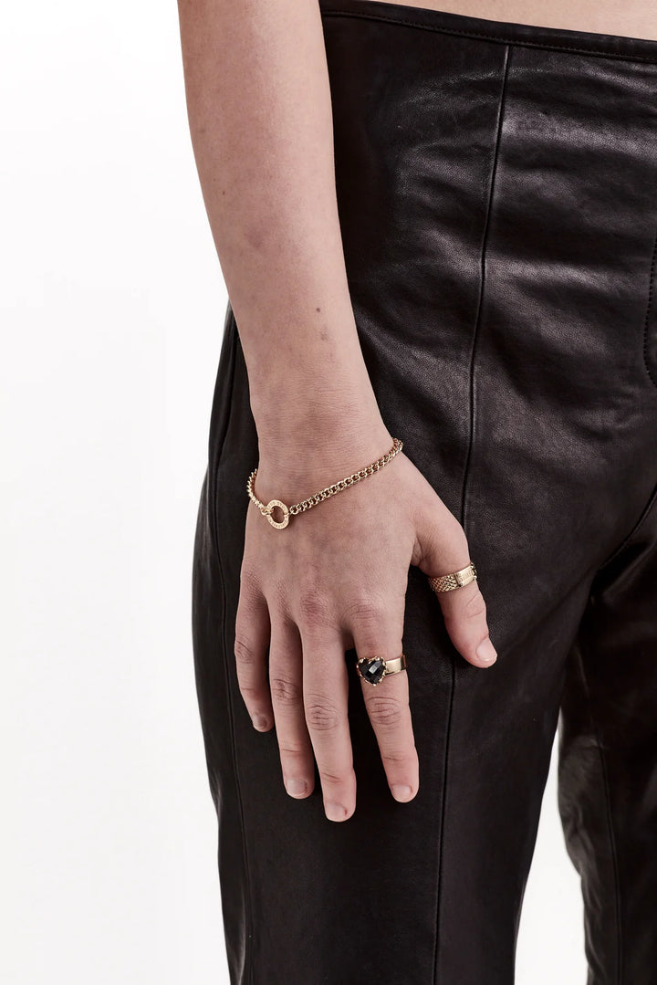 Stolen Gold Plated Halo Bracelet