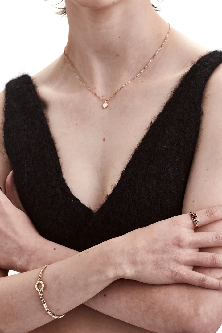 Stolen Gold Plated Heart Necklace