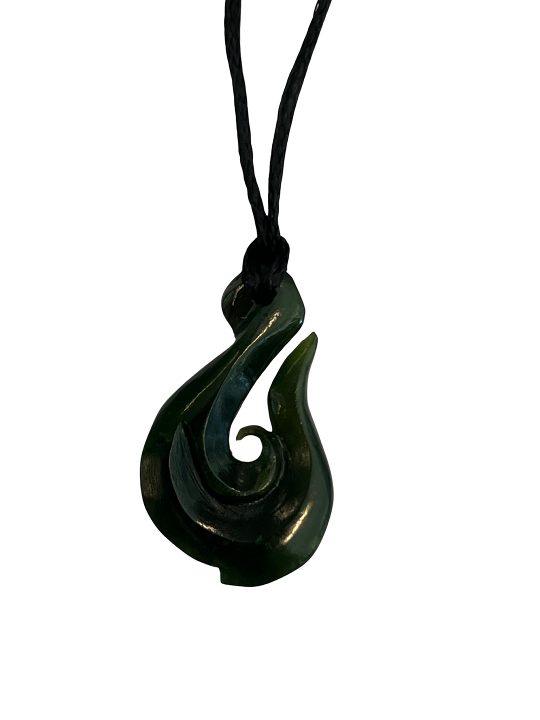 NZ Greenstone Hei Matau / Fish Hook 30mm