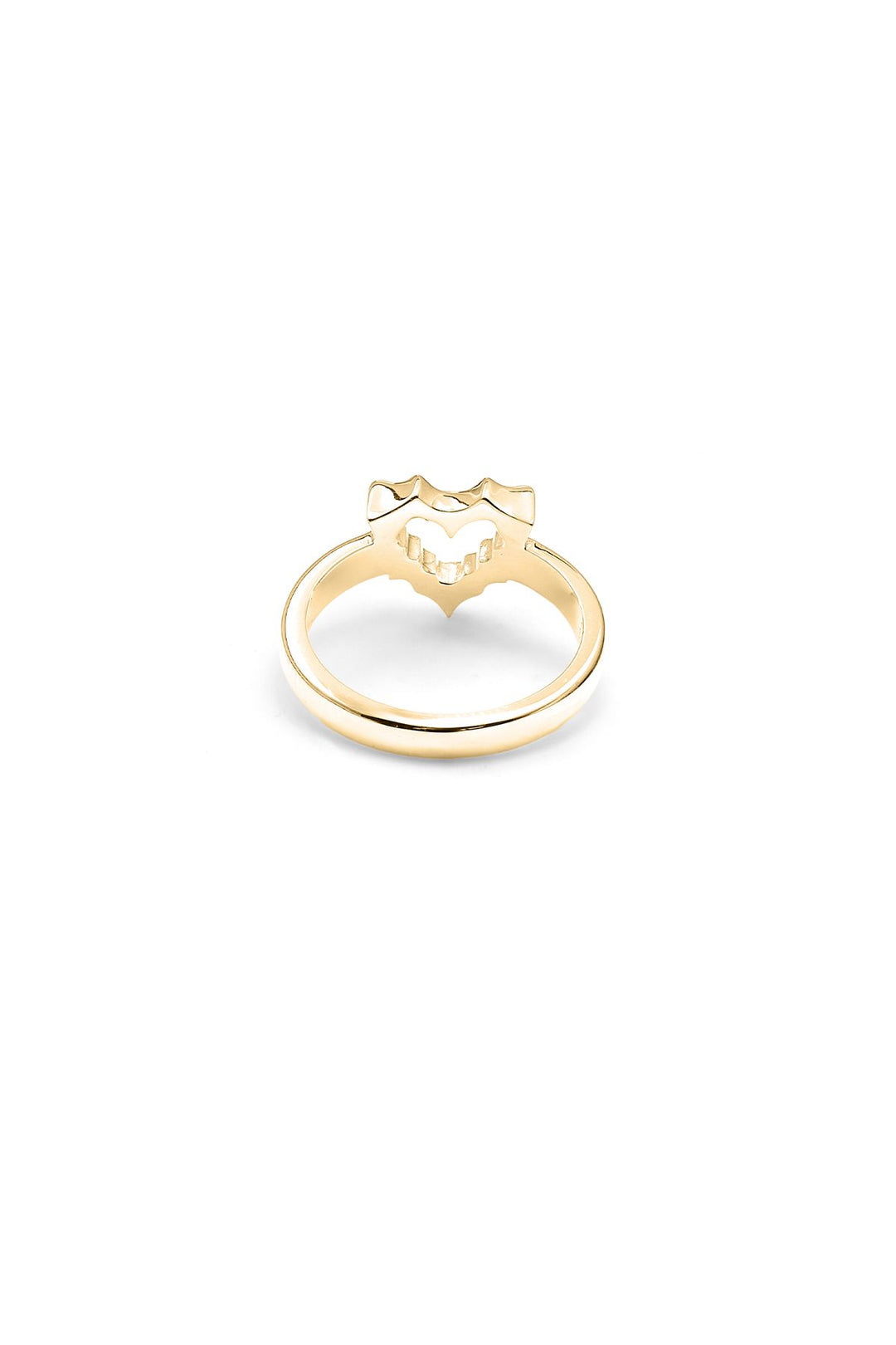 Stolen Gold Plated Jagged Heart Mini Ring