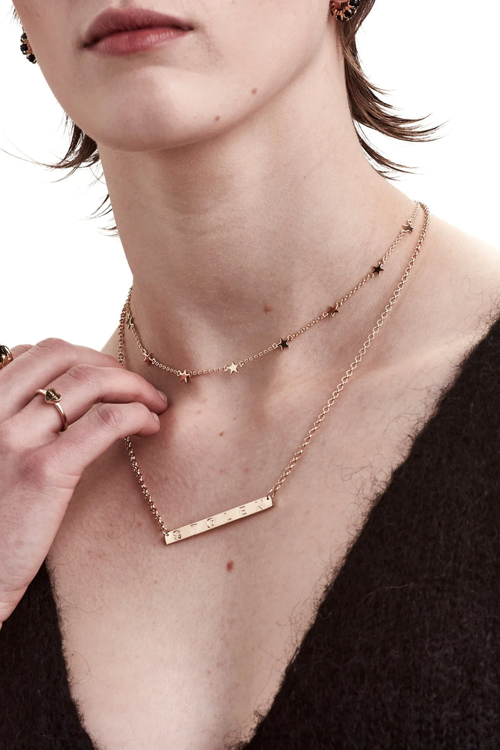 Stolen Gold Plated Star Choker