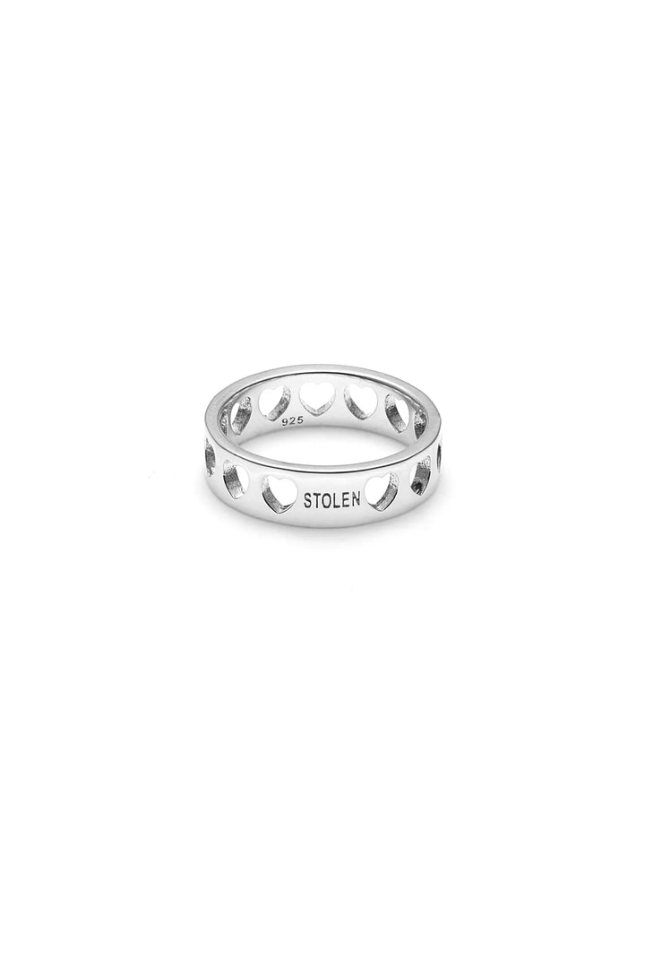 Stolen Silver Heartless Ring