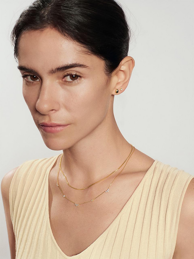 Ania Haie Fairy Gold and CZ Cluster Necklace