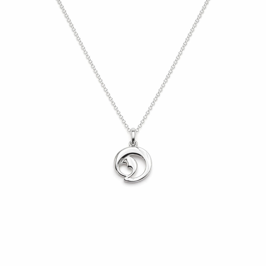LT Sterling Silver Koru Swirl Necklace
