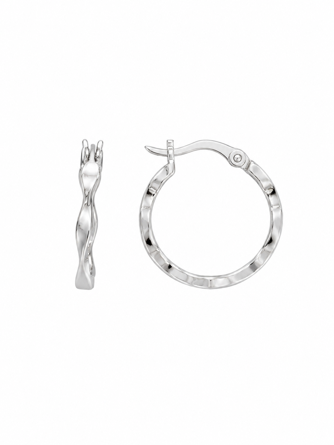 LT Sterling Silver Essence Hoops