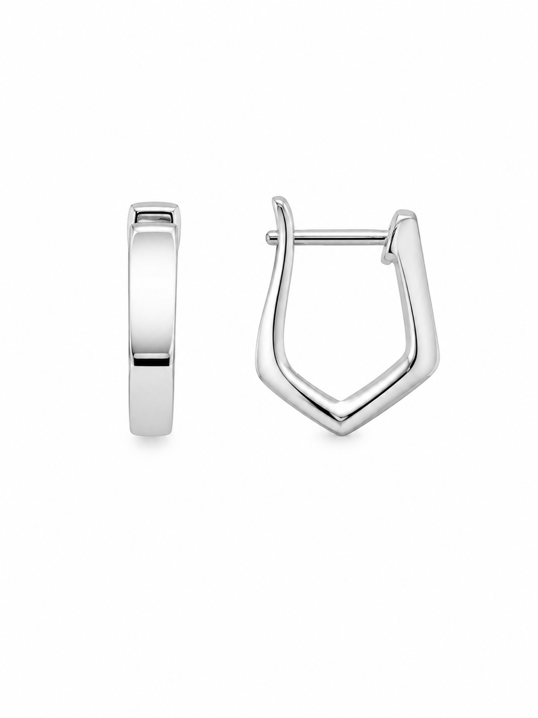 LT Sterling Silver Industry Huggies