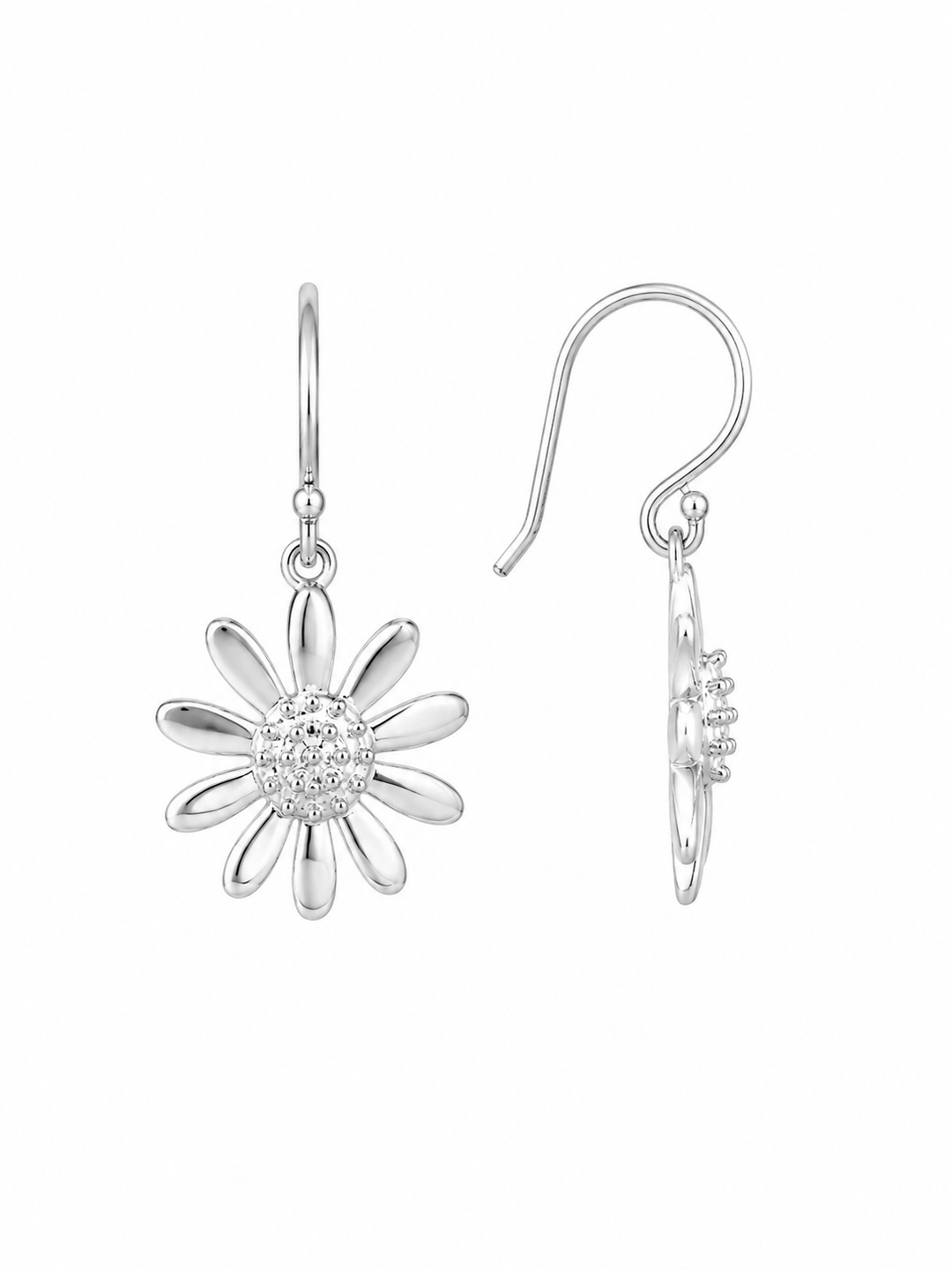 LT Sterling Silver Meadow Daisy Earrings