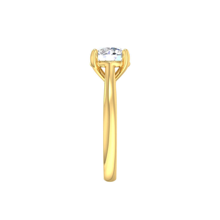 Louis Thompson Roeselare Ring 9k Gold with 2.00ct Lab Diamond
