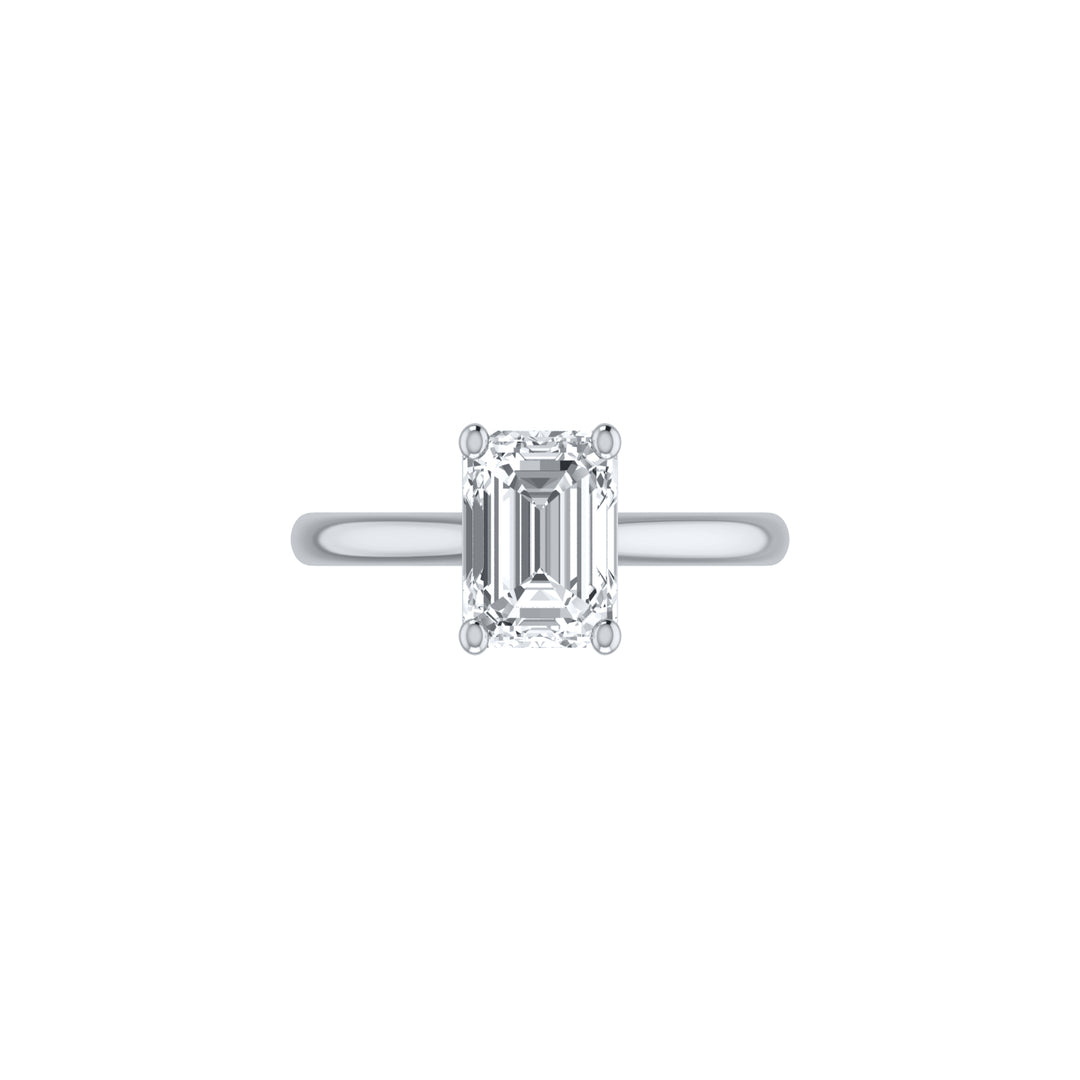 Louis Thompson Pretoria Ring 9k White Gold with 2.00ct Lab Diamond